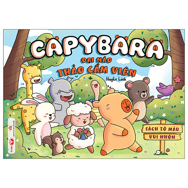Capybara Đại Náo Thảo Cầm Viên - Sách Tô Màu Vui Nhộn