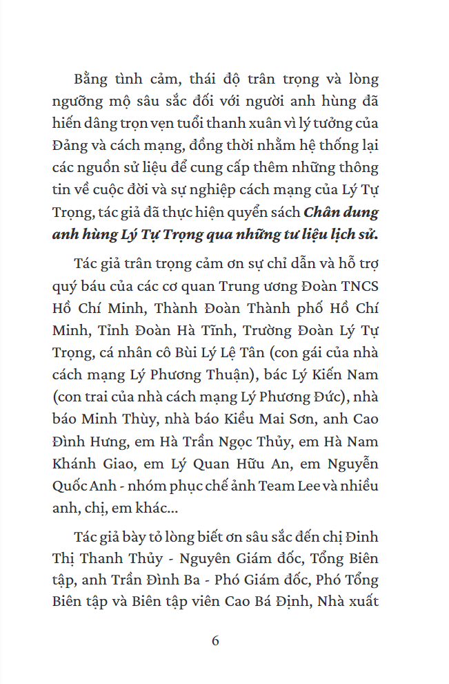 Chân Dung Anh Hùng Lý Tự Trọng - Qua Những Tư Liệu Lịch Sử - Ảnh 4