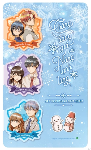 chàng băng giá và nàng lạnh lùng - tập 8 - bản đặc biệt - tặng kèm bookmark bông tuyết + card 3d + set 3 bookmark nam châm - Ảnh 5