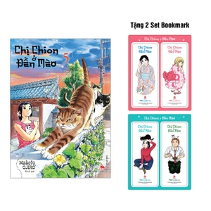 chị chion ở đền mèo - tập 5 - tặng kèm 2 set bookmark - Ảnh 2