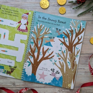 christmas gem sticker activity book - santa - Ảnh 7