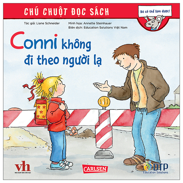 chú chuột đọc sách - conni không đi theo người lạ 