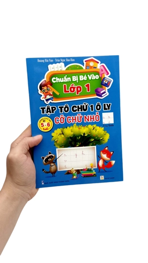 chuẩn bị bé vào lớp 1 - tập tô chữ 1 ô ly - cỡ chữ nhỏ (dành cho bé 5-6 tuổi) - Ảnh 7