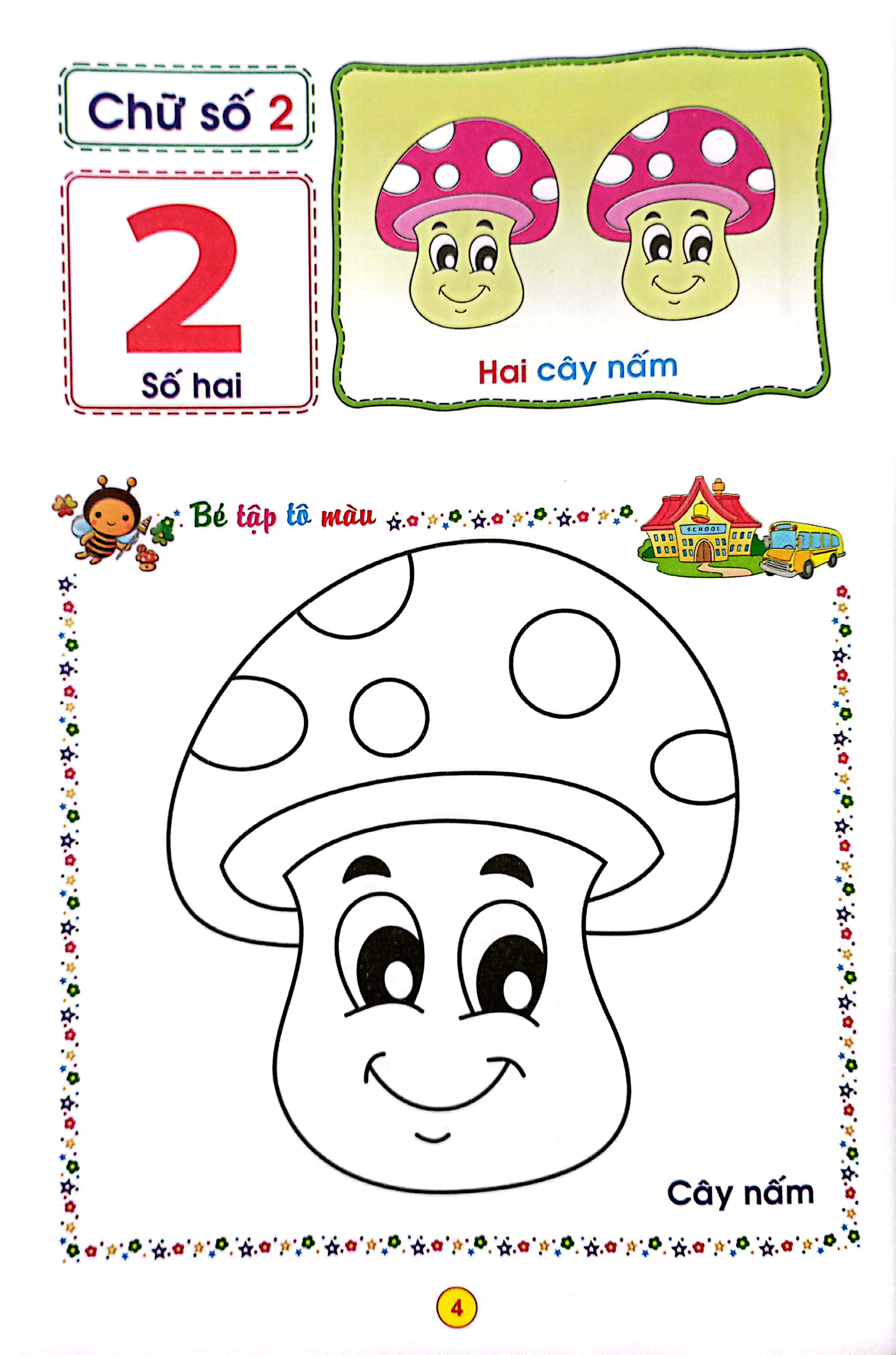 chuẩn bị cho bé vào lớp 1 - tập tô chữ số (cho bé từ 4-5 tuổi) - Ảnh 5