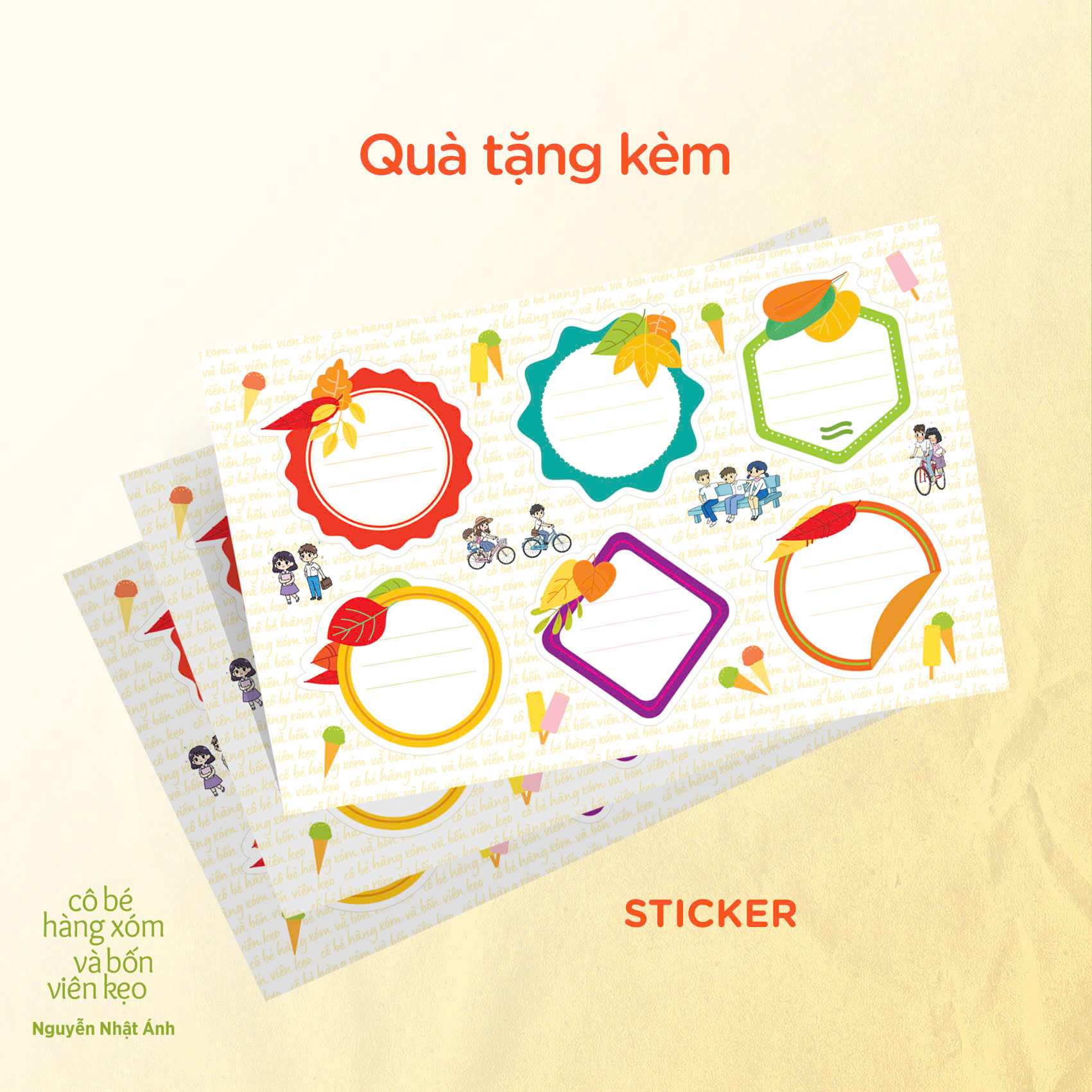 Cô Bé Hàng Xóm Và Bốn Viên Kẹo - Tặng Kèm Chữ Ký Tác Giả + Random 1 Trong 4 Mẫu Bookmark + Sticker - Ảnh 5