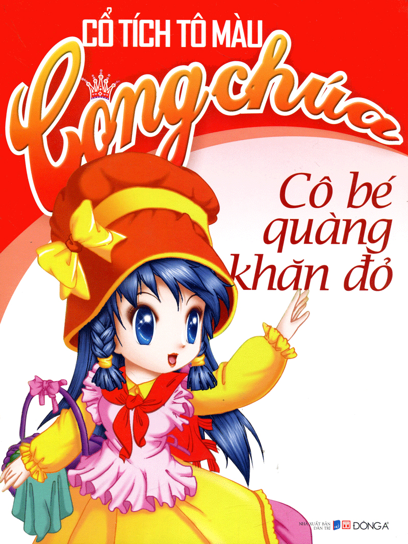 cổ tích tô màu công chúa - cô bé quàng khăn đỏ - Ảnh 2