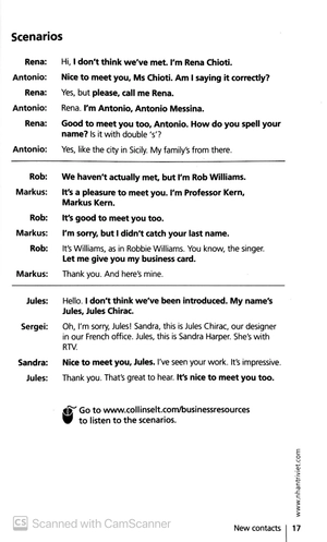 collins english for business - small talk - Ảnh 6