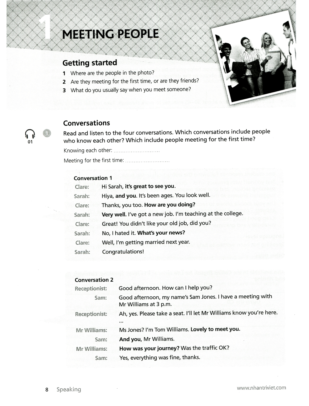 collins english for life - speaking - a2 pre-intermediate (cd) - Ảnh 4