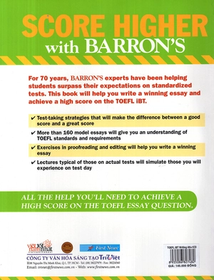 combo barron's writing for the toefl ibt 4th edition (sách kèm cd) - Ảnh 16