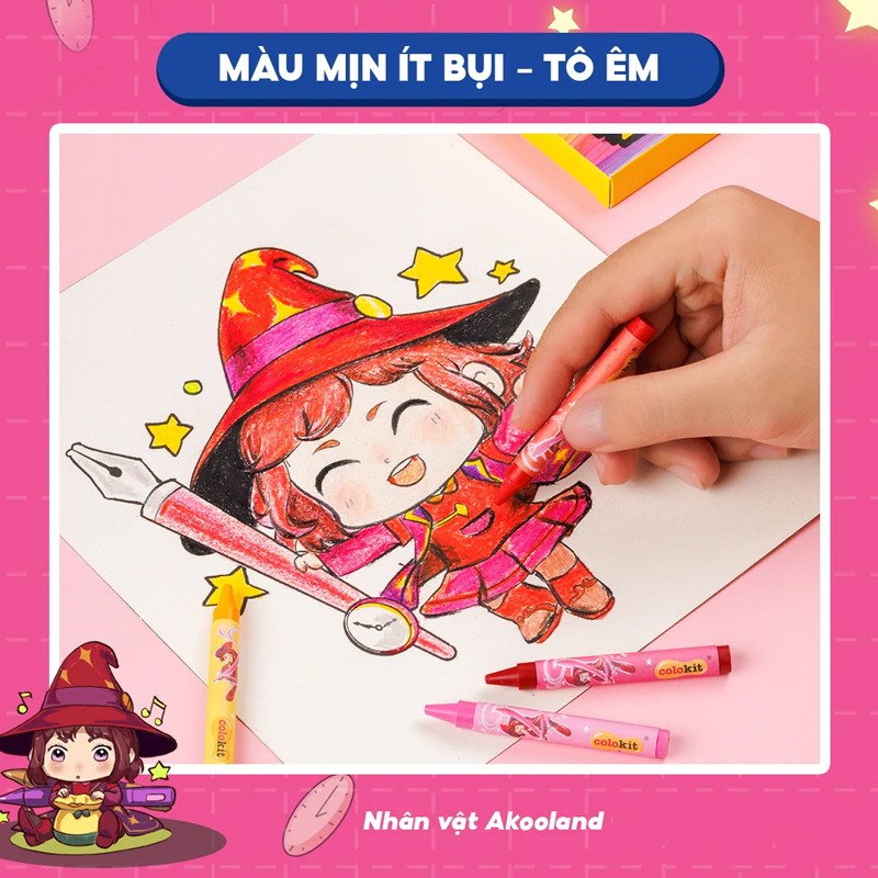 combo bộ 02 sách tô màu công chúa lấp lánh kèm bút sáp màu - Ảnh 7