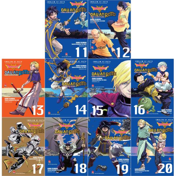 Combo Manga - Dragon Quest - Dấu Ấn Roto - Những Người Kế Thừa: Tập 11 - 20 (Bộ 10 Tập)
