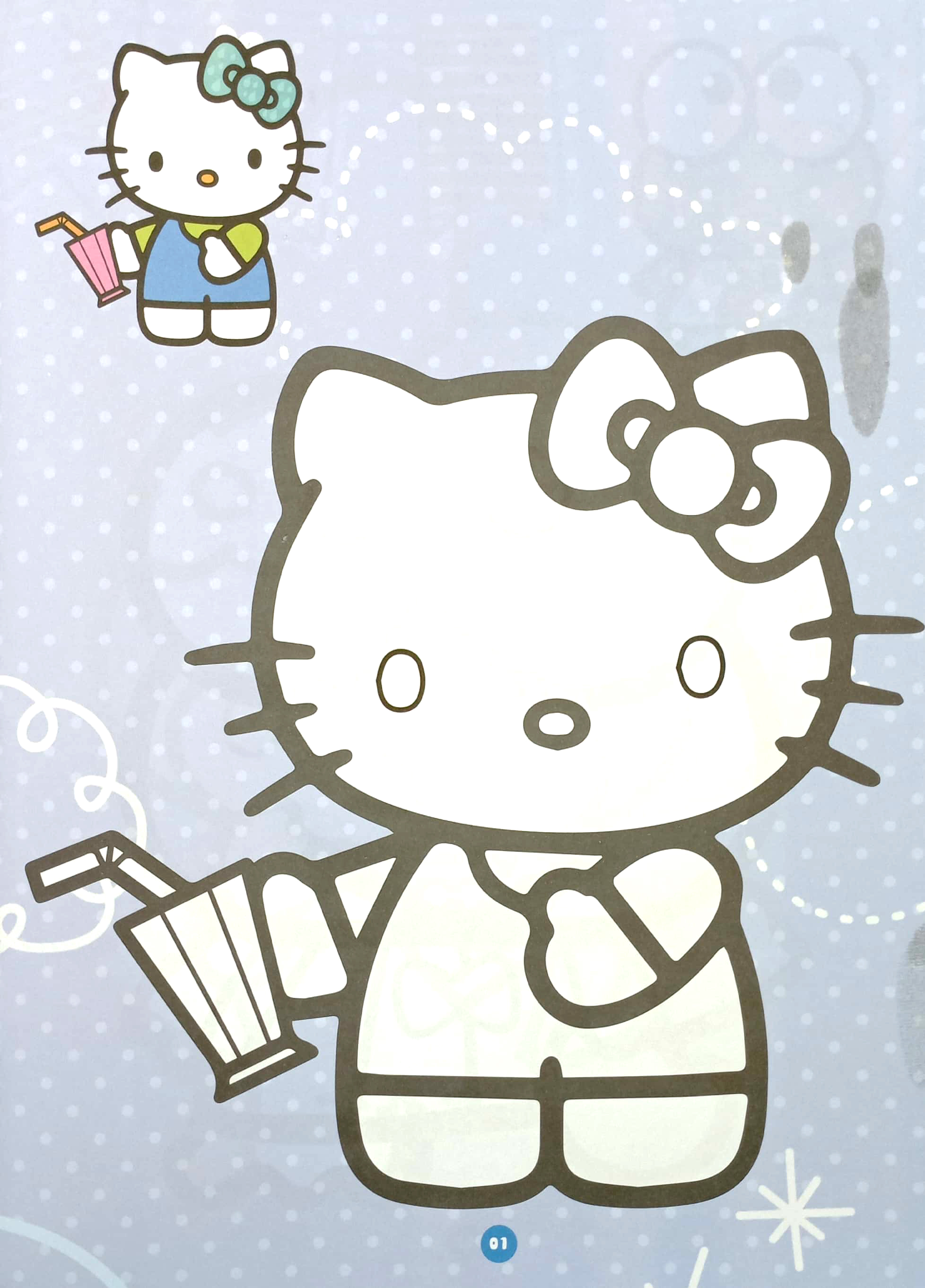 combo sách bé tô màu hello kitty (bộ 3 cuốn) - Ảnh 3