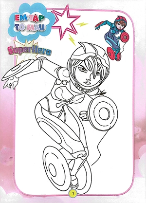 combo sách em tập tô màu - super hero siêu nhân (bộ 4 cuốn) - Ảnh 9