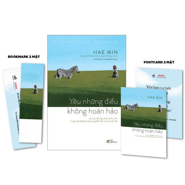 combo sách hae min - yêu những điều không hoàn hảo - bìa cứng + khi mọi điều không như ý - bìa cứng (bộ 2 cuốn) - tặng kèm 2 bookmark + 2 postcard - độc quyền fahasa - Ảnh 2