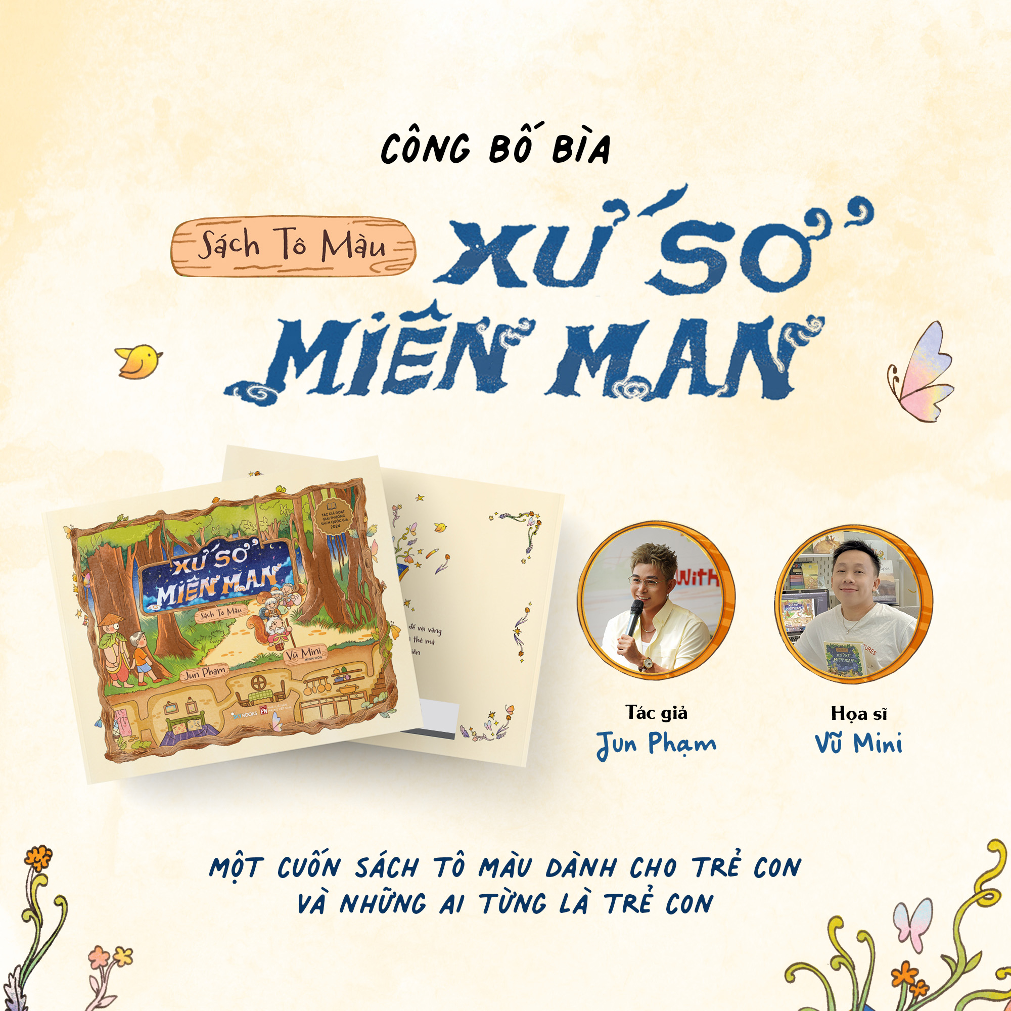 Combo Sach To Mau Xu So Mien Man + Hop 20 But Long Mau Pastel Rua Duoc Washable Fiber Pen - Ảnh 3