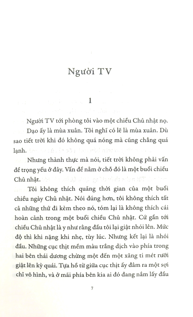 combo sách truyện ngắn của tác giả haruki murakami - sau động đất + những chuyện lạ ở tokyo + người tv (bộ 3 cuốn) - Ảnh 12