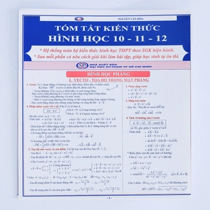 combo tóm tắt kiến thức chương trình thpt (5 tựa) - Ảnh 6