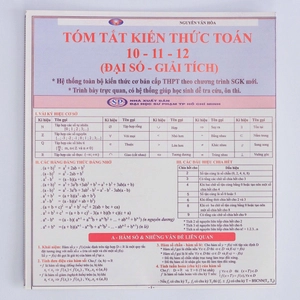 combo tóm tắt kiến thức chương trình thpt (8 môn - 10 tựa) - Ảnh 6