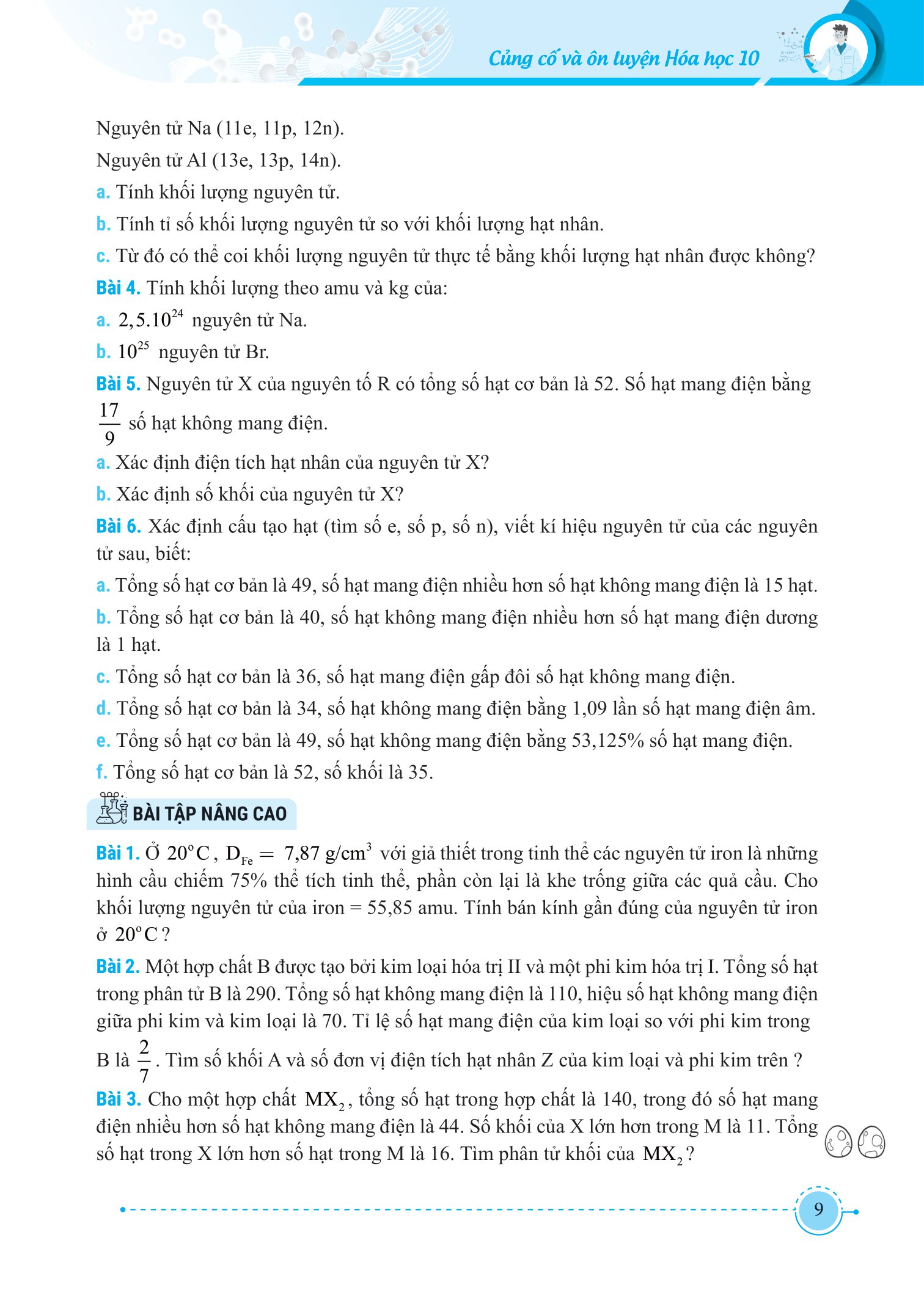 củng cố và ôn luyện hóa học 10 (theo chương trình sách giáo khoa mới nhất) - Ảnh 10