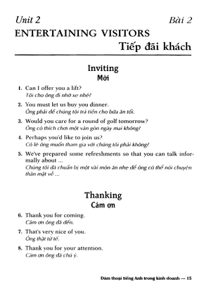 đàm thoại tiếng anh trong kinh doanh - kèm cd - Ảnh 15