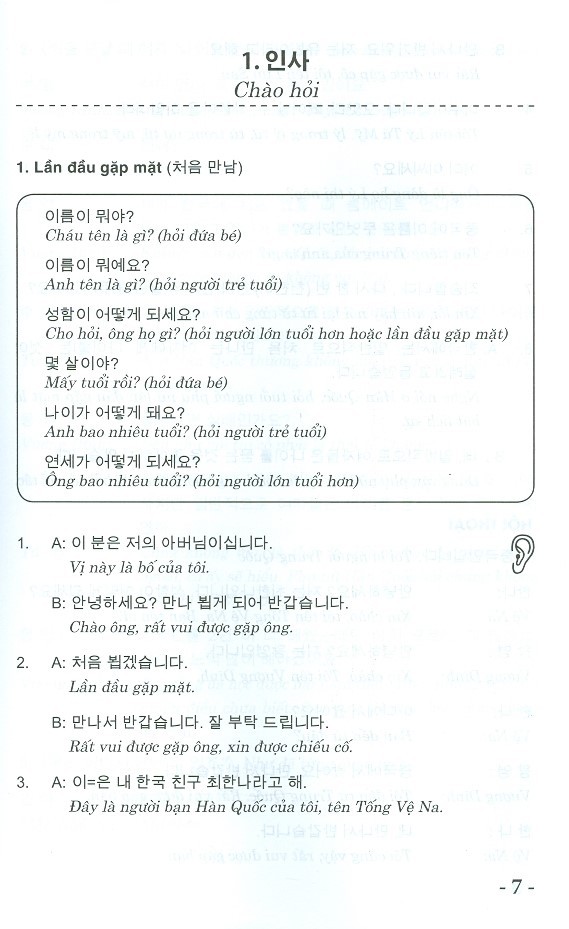 đàm thoại tiếng hàn trong tình huống thực tế - Ảnh 3