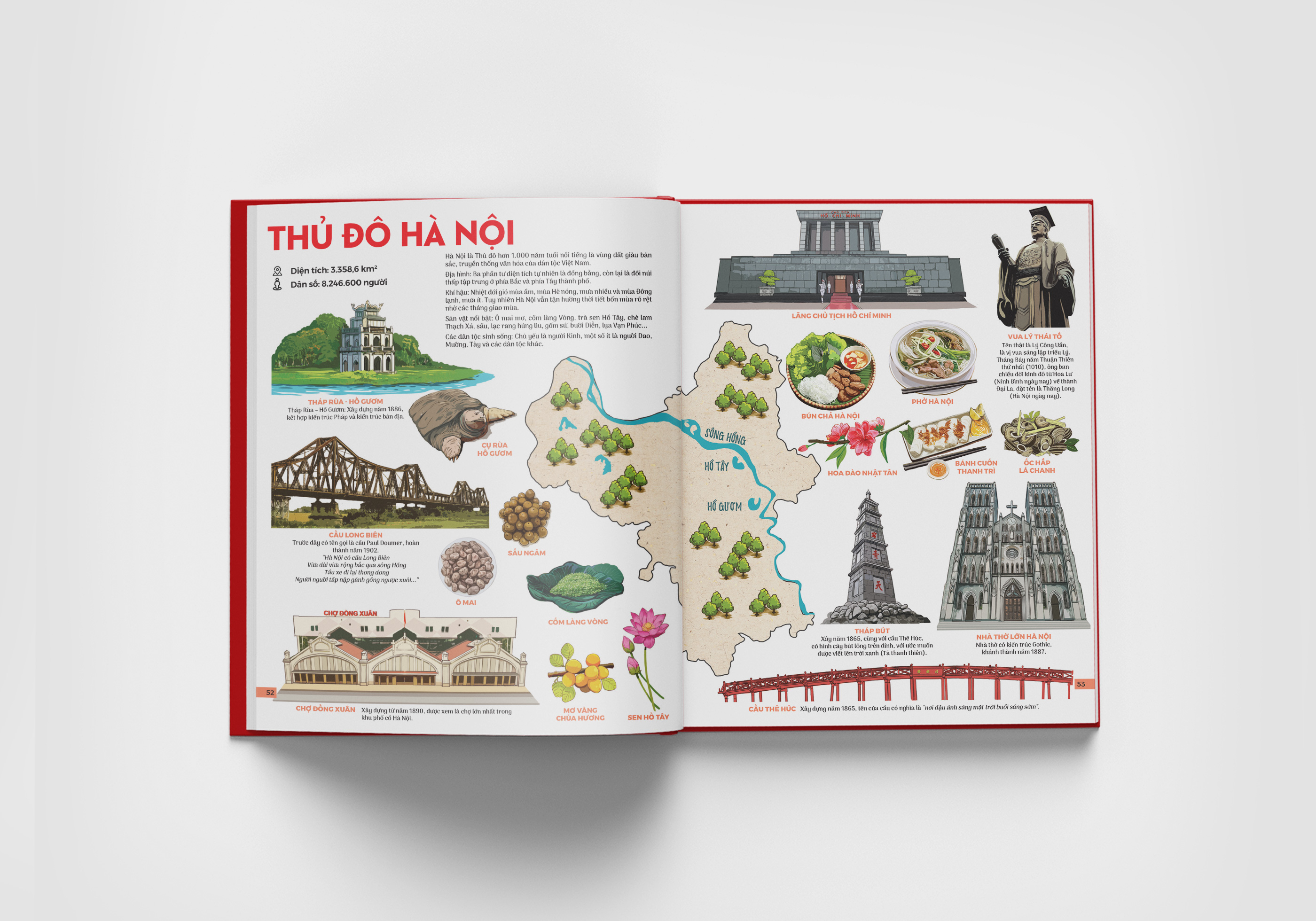 Bộ Đất Nước Gấm Hoa - Atlas Việt Nam - Ấn Bản Lưu Dấu 63 Tỉnh Thành - Bìa Cứng - Ảnh 8