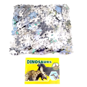 dinosaur attack- jigsaw puzzle and fact book (500 pieces) - Ảnh 13