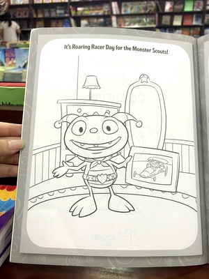 disney junior henry hugglemonster huggletastic colouring - Ảnh 7