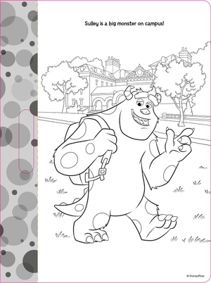 disney pixar mixed: colouring fun pad (giant colour me pad disney) - Ảnh 3