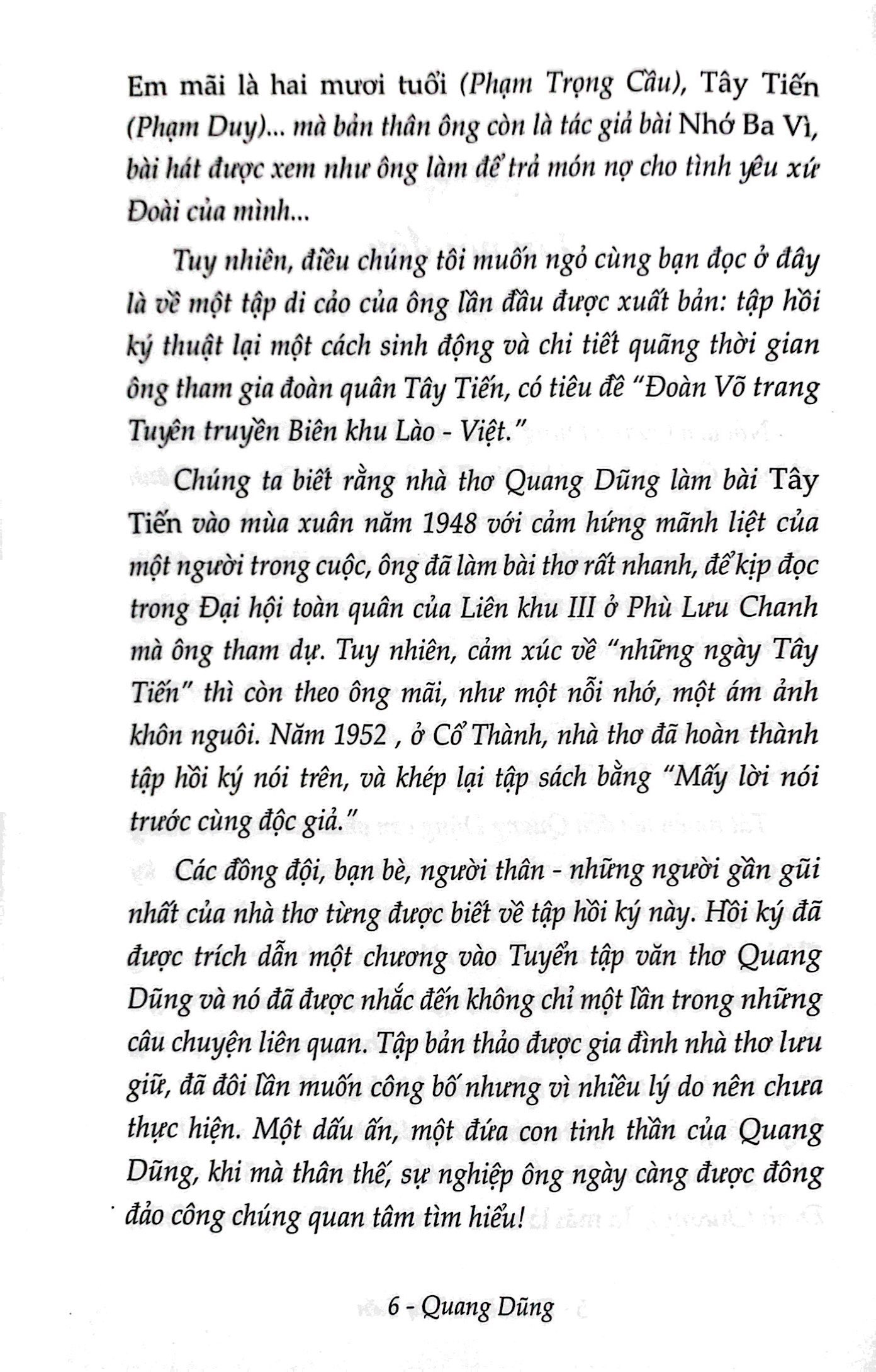 đoàn binh tây tiến - đoàn võ trang tuyên truyền biên khu lào - việt (tái bản 2022) - Ảnh 4