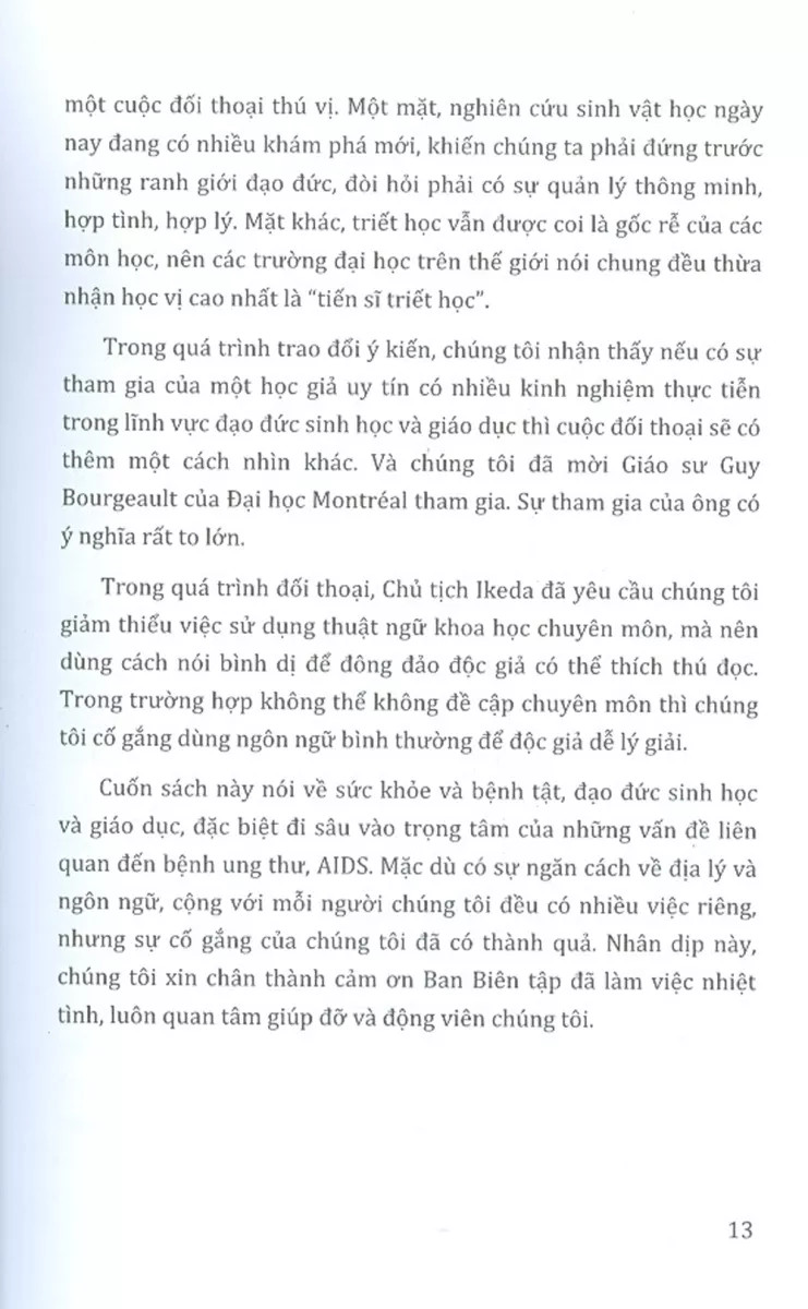 đối thoại về sức khỏe và cuộc sống đạo đức và giáo dục - Ảnh 6