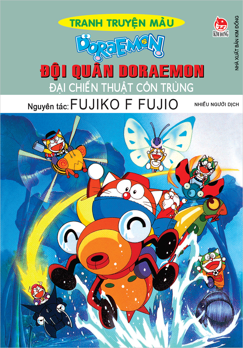 doraemon - tranh truyện màu - đội quân doraemon - đại chiến thuật côn trùng (tái bản 2024) - Ảnh 2