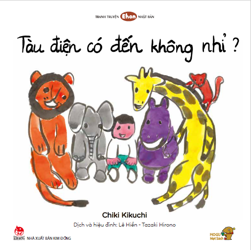 ehon - mọt sách mogu - tàu điện có đến không nhỉ? (từ 0 - 6 tuổi) - Ảnh 2