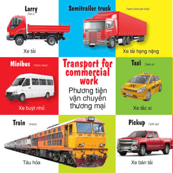 first 100 trucks and things that go - 100 từ đầu tiên về các phương tiện giao thông - Ảnh 6
