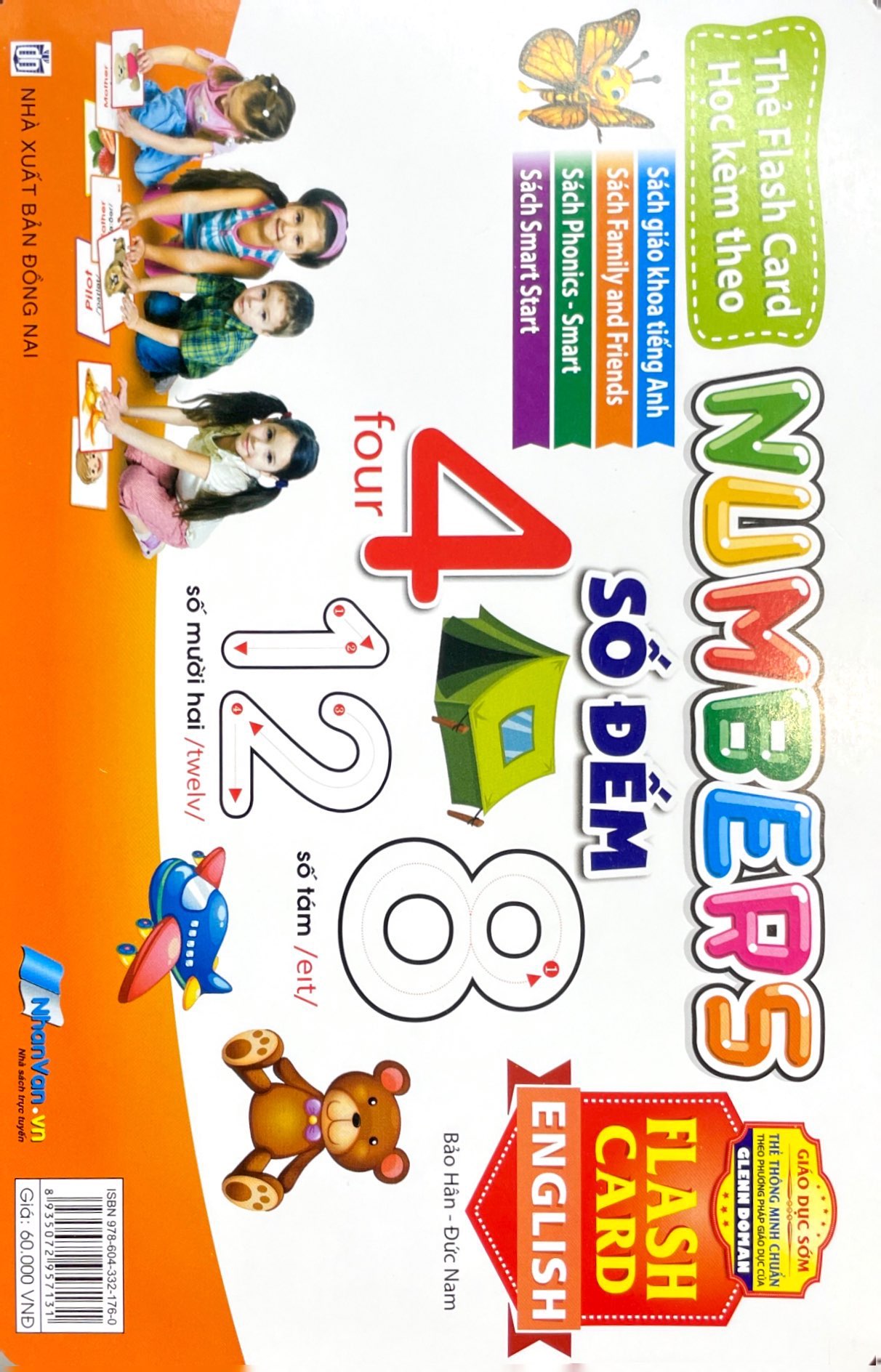 flash card tiếng anh - number (số đếm) (tái bản 2023) - Ảnh 2