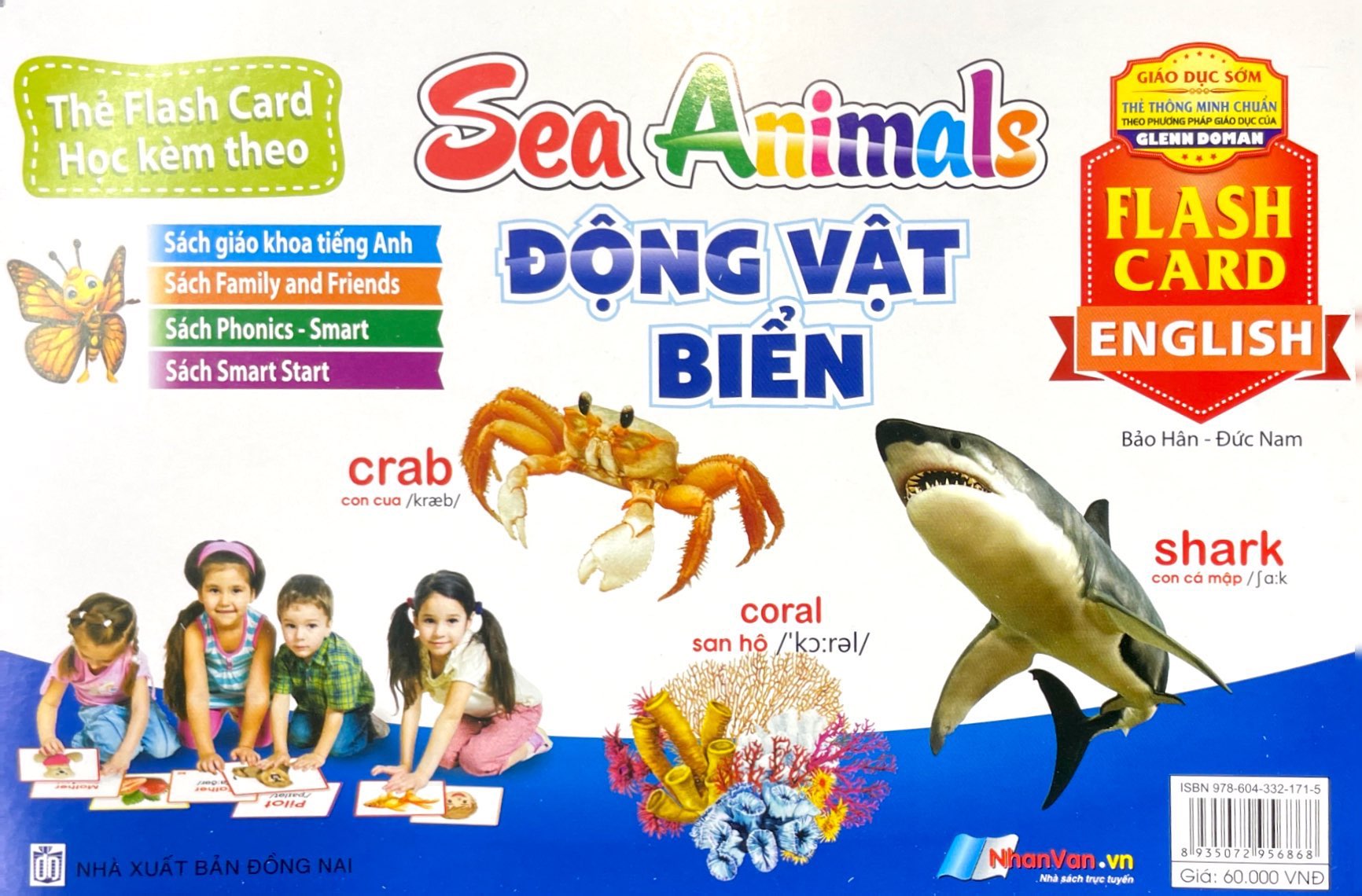 flash card tiếng anh - sea animals (động vật biển) (tái bản 2023) - Ảnh 2