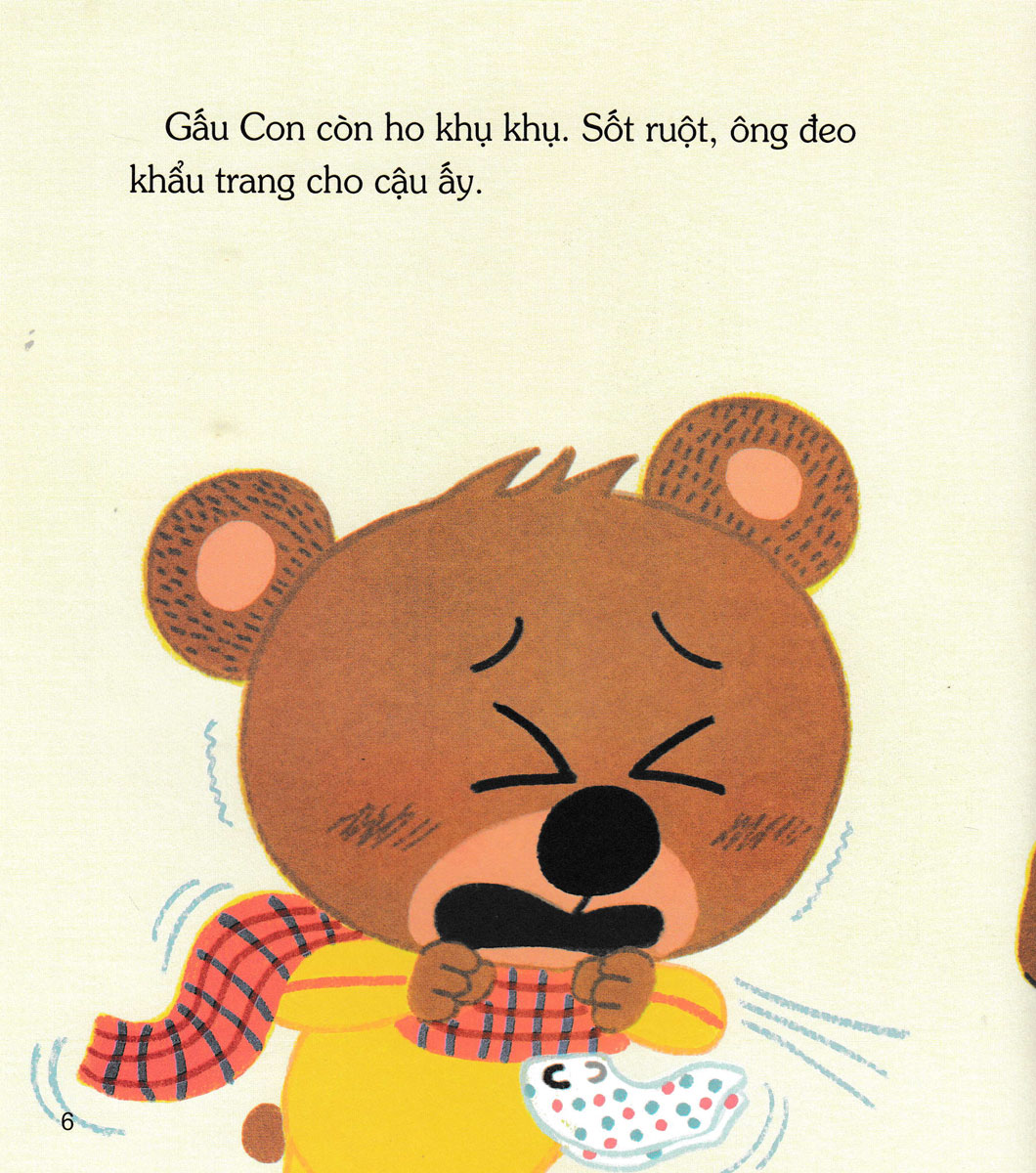 gấu con tinh nghịch - sự đồng cảm: gấu con bị cảm - Ảnh 7