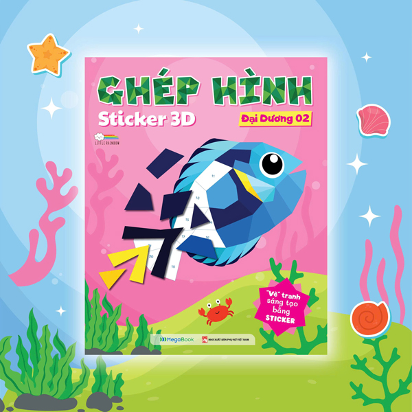 Ghép Hình Sticker 3D - Đại Dương 03 - Ảnh 9