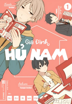 gia đình hủ nam - tập 1 - tặng kèm set 3 bookmark bế hình fudanshi + xwitter card - Ảnh 3