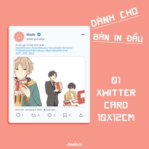 gia đình hủ nam - tập 1 - tặng kèm set 3 bookmark bế hình fudanshi + xwitter card - Ảnh 5