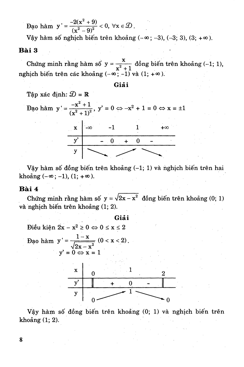 giải bài tập đại số - giải tích 12 - Ảnh 8