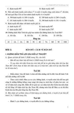 giải bài tập địa lí 6 - Ảnh 4