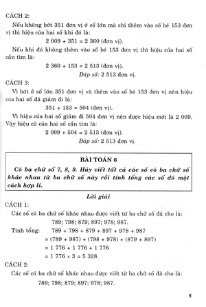 giải bằng nhiều cách các bài toán lớp 4 (biên soạn theo chương trình giáo dục phổ thông mới) - Ảnh 8