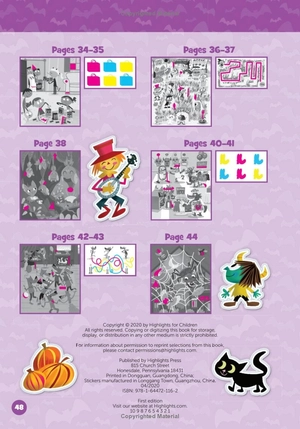 halloween hidden pictures puffy sticker playscenes - Ảnh 12