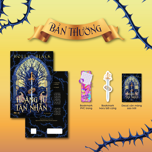 Hoàng Tử Tàn Nhẫn - Tặng Kèm Bookmark Ivory Bồi Cứng + Bookmark PVC Trong + Decal Cán Màng Sao Trời
