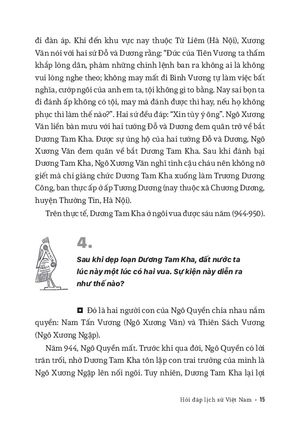 hỏi đáp lịch sử việt nam - tập 2 - nước việt nam dưới đời ngô, đinh, tiền lê, lý, trần, hồ - Ảnh 9