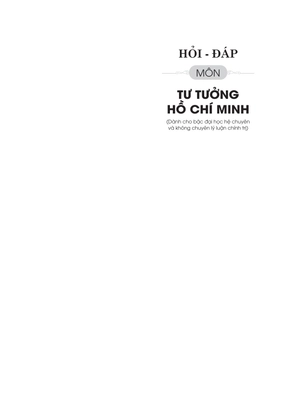 hỏi - đáp môn tư tưởng hồ chí minh - Ảnh 3