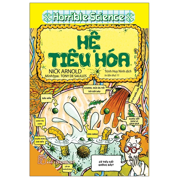 horrible science - hệ tiêu hóa (tái bản 2021)
