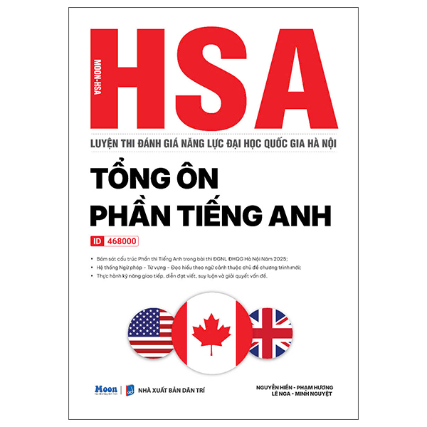 HSA - Luyện Thi Đánh Giá Năng Lực Đại Học Quốc Gia Hà Nội - Tổng Ôn Phần Tiếng Anh
