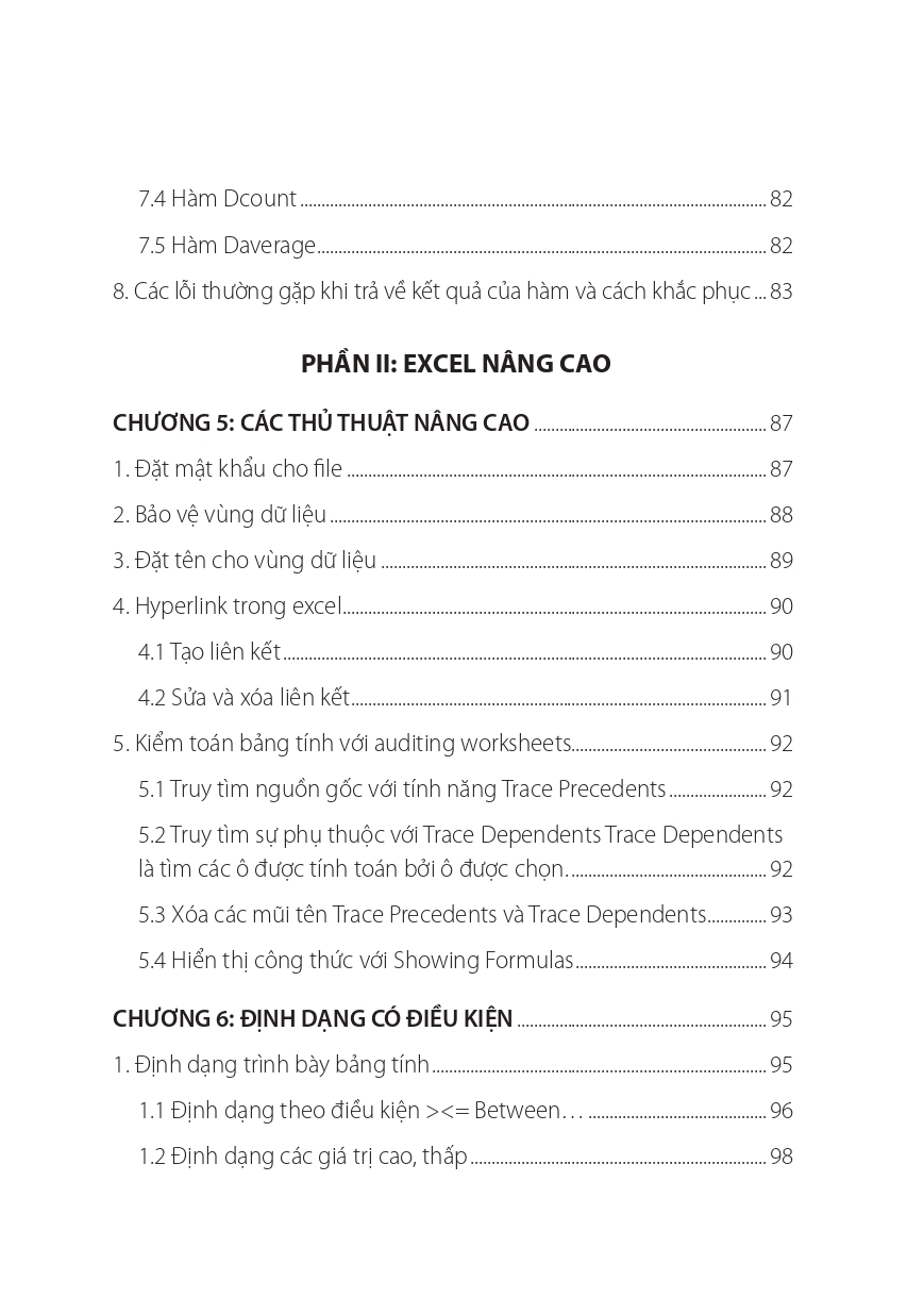 Hướng Dẫn Thực Hành Excel Từ Cơ Bản Đến Nâng Cao - Ảnh 11